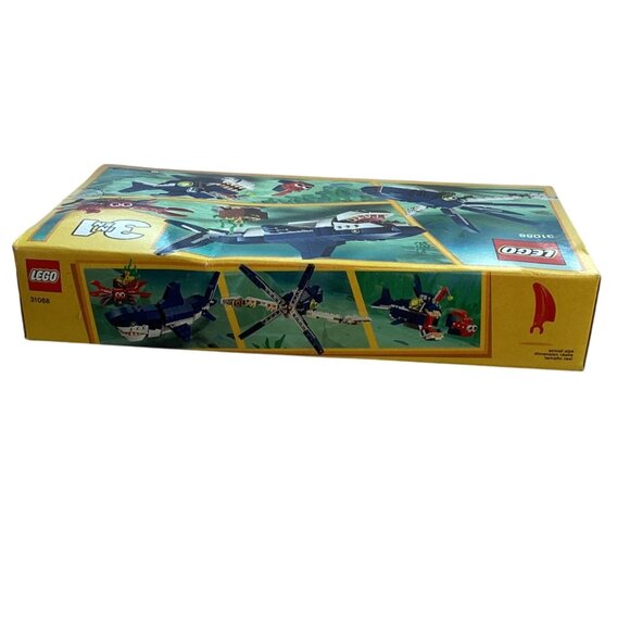 Lego Creator 3-In-1 Deep Sea Creatures Shark Crab Submarine 31088 New Sealed - Picture 6 of 10